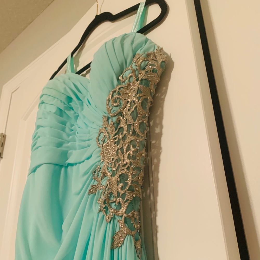 Gorgeous Formal Gown with Lace Insert